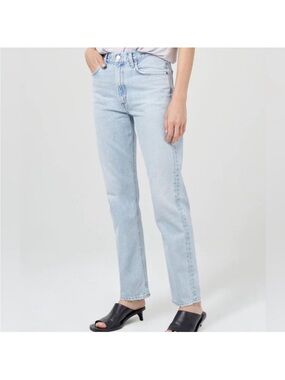 Agolde MIA mid-Rise Light Blue straight leg Denim Jeans